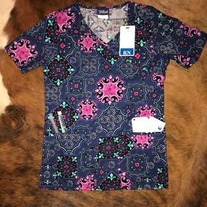 Taffies Scrub Top